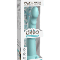 Dillio Platinum - Slim Seven 7 Inch Dildo - Teal