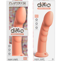 Dillio Platinum - Super Eight 8 Inch Dildo - Peach