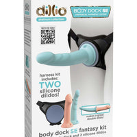 Dillio Platinum Body Dock Se Fantasy Kit - 6 Inch  and 7 Inch - Blue and Pink