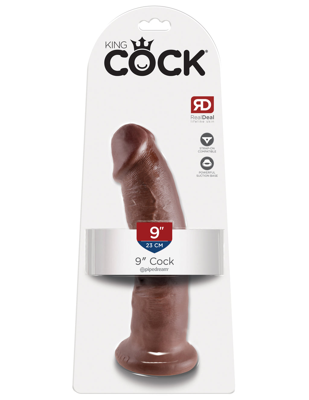 King Cock 9-Inch Cock - Brown