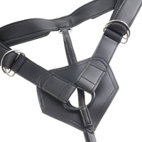 King Cock Strap-on Harness With 7" Cock - Tan