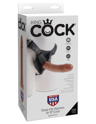 King Cock Strap-on Harness With 8