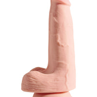 King Cock Plus Triple Density 5" Cock With Balls - Flesh