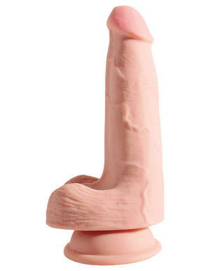 King Cock Plus Triple Density 5" Cock With Balls - Flesh