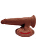 8 Inch Triple Density Cock With Swinging Balls -  Brown