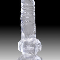 King Cock Clear 4" Cock With Balls