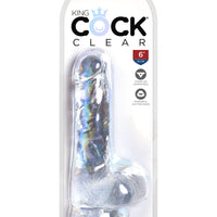 King Cock Clear 6" Cock With Balls