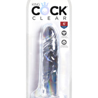 King Cock Clear 6" Cock