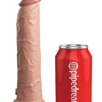 King Cock Elite 9 Inch Silicone Dual Density  Cock - Light