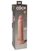 King Cock Elite 9 Inch Silicone Dual Density  Cock - Light