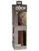 King Cock Elite 11 Inch Silicone Dual Density Cock - Brown