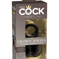 King Cock Elite - the Crown Jewels - Silicone  Silicone Weighted Swinging Balls