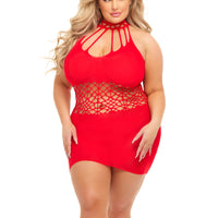 Rich B Phase Dress - Queen Size - Red