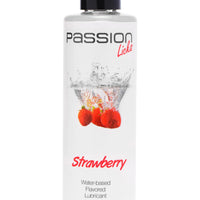 Passion Licks Strawberry Water Based Flavored  Lubricant - 8 Fl Oz - 236 ml