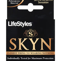 Skyn Original - Non-Latex Lubricated Condoms - 3 Pack
