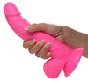 Pop Pecker 7.5 Inch Dildo With Balls - Pink