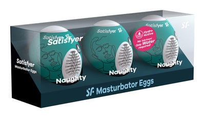 3 Pc Set Masturbator Egg - Naughty