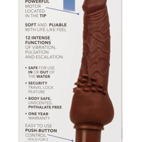 Rechargeable Power Stud Cliterrific - Brown