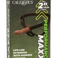 Performance Maxx Life-Like Extension With Harness  - Brown
