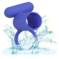 Silicone Rechargeable Endless Desires Enhancer -  Blue