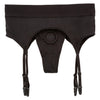 Boundless Thong With Garter - S-m - Black