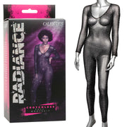 Radiance Crotchless Full Body Suit - One Size -  Black