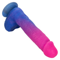 Naughty Bits Ombré Hombre XL Vibrating Dildo -  -  Pink/purple