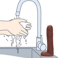 Penis Soap With Balls - Chocolate