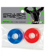 Power Stretch Donuts - 2 Pack - Red and Blue