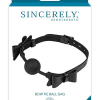 Bow Tie Ball Gag - Black