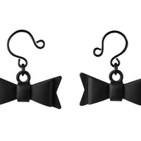Bow Tie Nipple Jewelry - Black