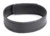 Leather and Velcro Cock Ring - Black