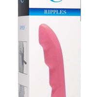 Ripples Silicone Dildo Strap on Compatible - Pink