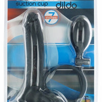 Inflatable Suction Cup Dong - Black