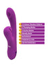 Dazzle - Berry - Rechargeable Thumping and  Suction Rabbit