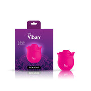 Zen Rose - Hot Pink - Handheld Rose Clitoral and Nipple Stimulator - Presale Only