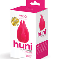Huni Rechargeable Finger Vibe - Foxy Pink