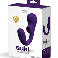 Suki Plus Rechargeable Dual Sonic Vibe - Deep  Purple