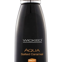 Aqua Salted Caramel Water-Based Lubricant - 4 Oz.