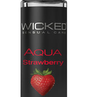 Aqua Strawberry Water-Based Lubricant 1 Oz
