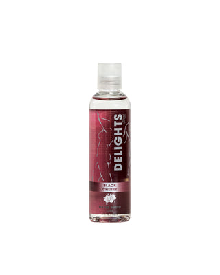 Delight Water Based - Black Cherry - Flavored Lube 4 Oz