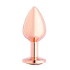 Cloud 9 Novelties Gems Rosy Gold Anal Plug -  Medium