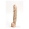 Dick Rambone Cock - 17 Inch - White