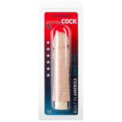 Quivering Cock 7 Inch - White