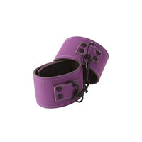 Lust Bondage Wrist Cuff - Purple