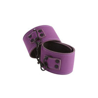 Lust Bondage Ankle Cuff - Purple