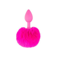 Neon Bunny Tail - Pink