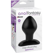 Anal Fantasy Collection Mega Silicone Plug - Black
