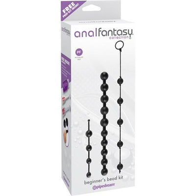 Anal Fantasy Collection Beginners Bead Kit - Black