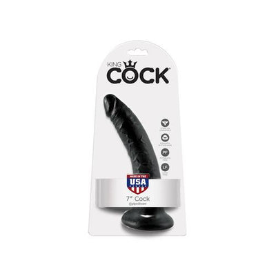 King Cock 7-Inch Cock - Black